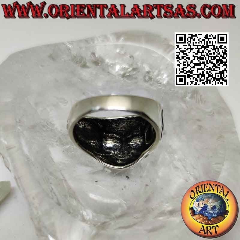 925 Silber Johnny Depp Totenkopf Ring | Rock & Kino Stil