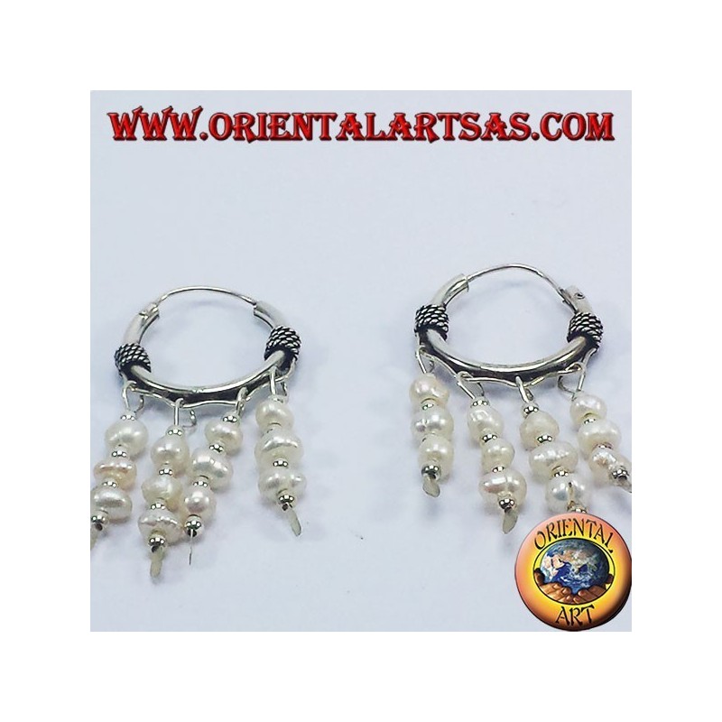 Silber Creolen verdrillt 25 ⌀
