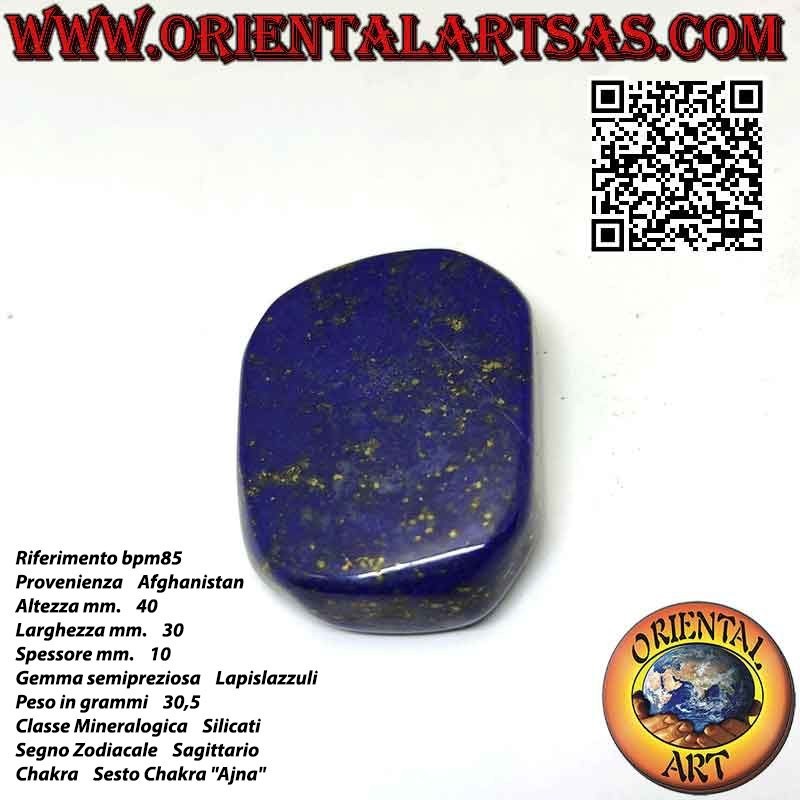 Grand lapis lazuli roulé plat (30,5 g)