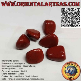 Tumbled Red Jasper