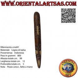 Mask of a native with light...