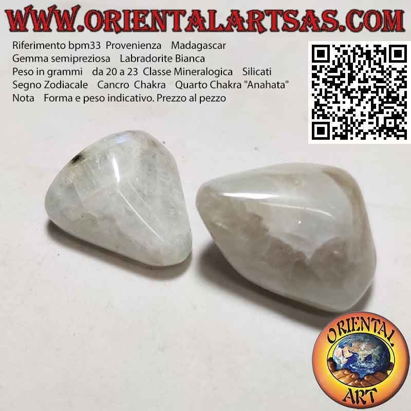 Labradorite bianca burattata (grande)