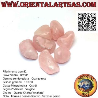 Tumbled rose quartz (large)