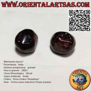 Tumbled garnet (medium)