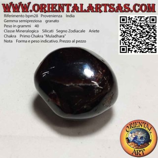 Tumbled garnet (large)