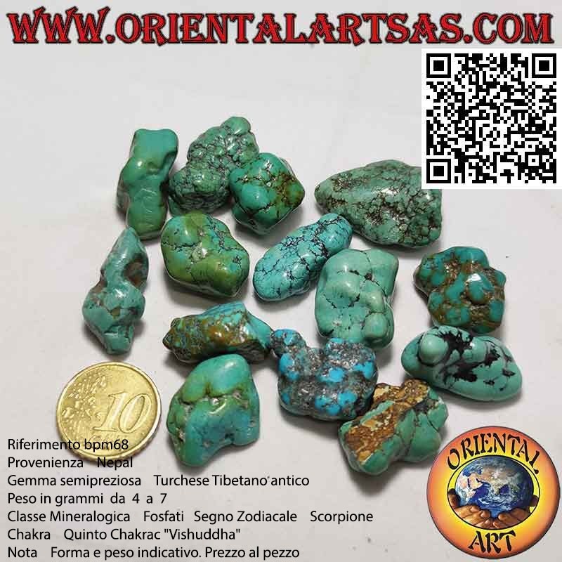 Turquesa Tibetana Caída