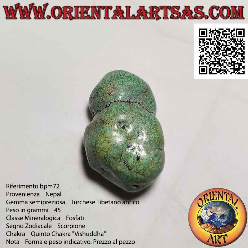 Turchese antico Tibetano burattato (45 g)