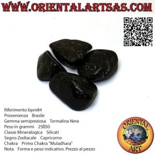 Tourmaline noire roulée (grande)