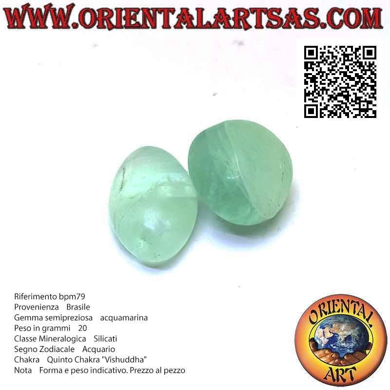 Getrommelter Aquamarin (ca. 20 g)