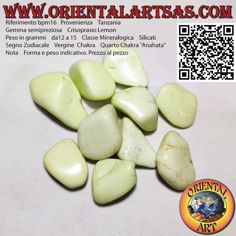 Crisoprasa de limón aplastado
