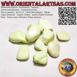 Crisoprasa de limón aplastado