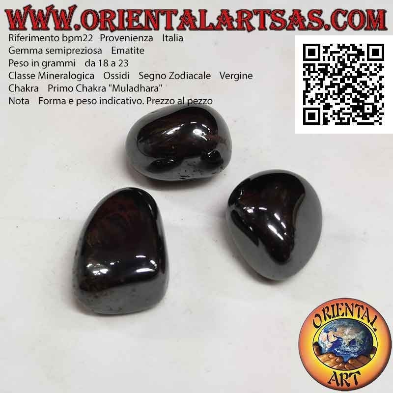 Tumbled hematite