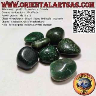 Mica verde caído