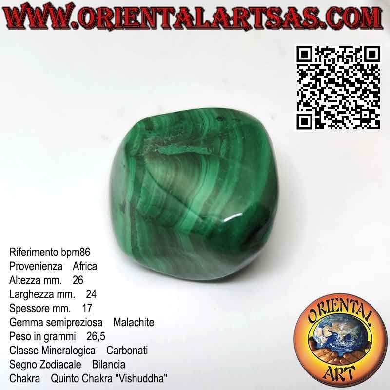 Großer getrommelter Malachit (26,5 g)