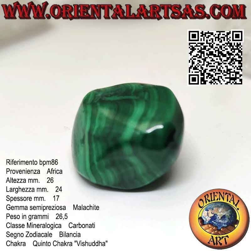 Large tumbled malachite (26.5 g)