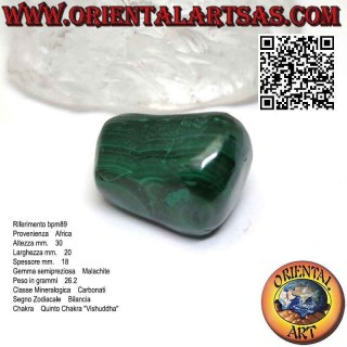 Malaquita tallada grande (26,2 g)