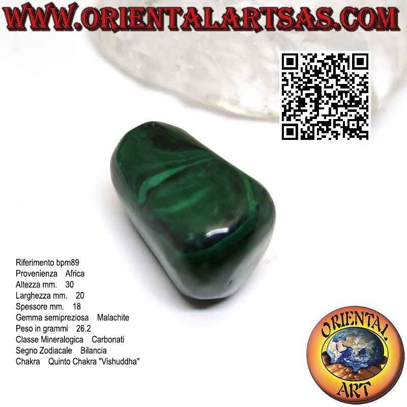Large tumbled malachite (26.2 g)