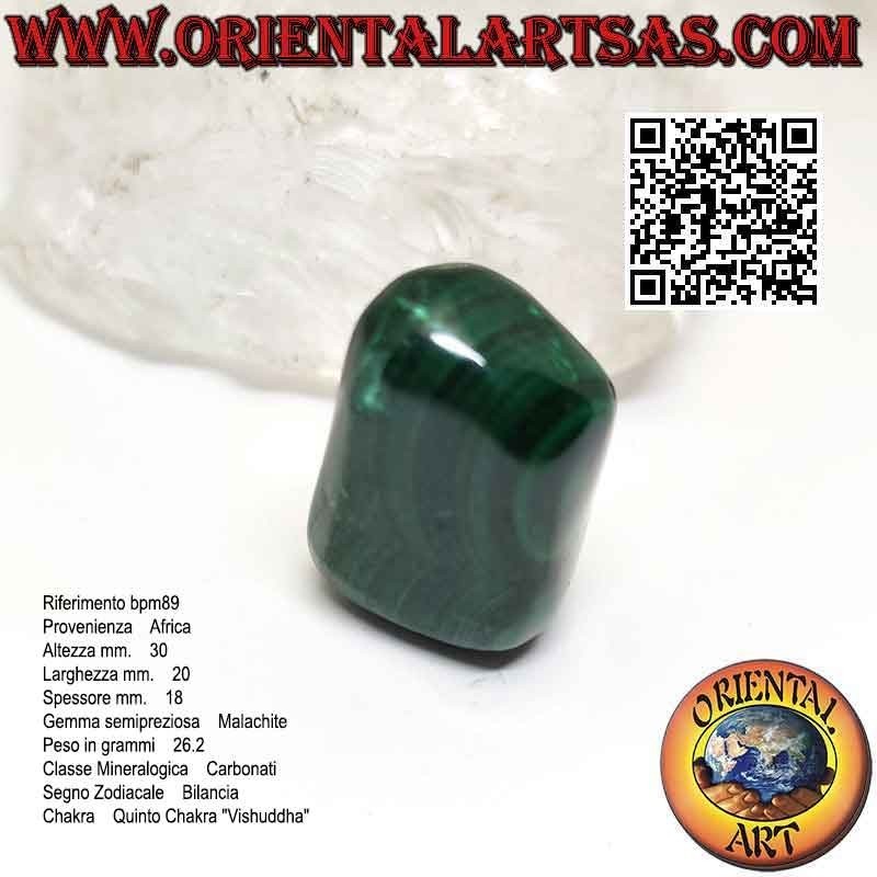 Grosse malachite roulée (26,2 g)