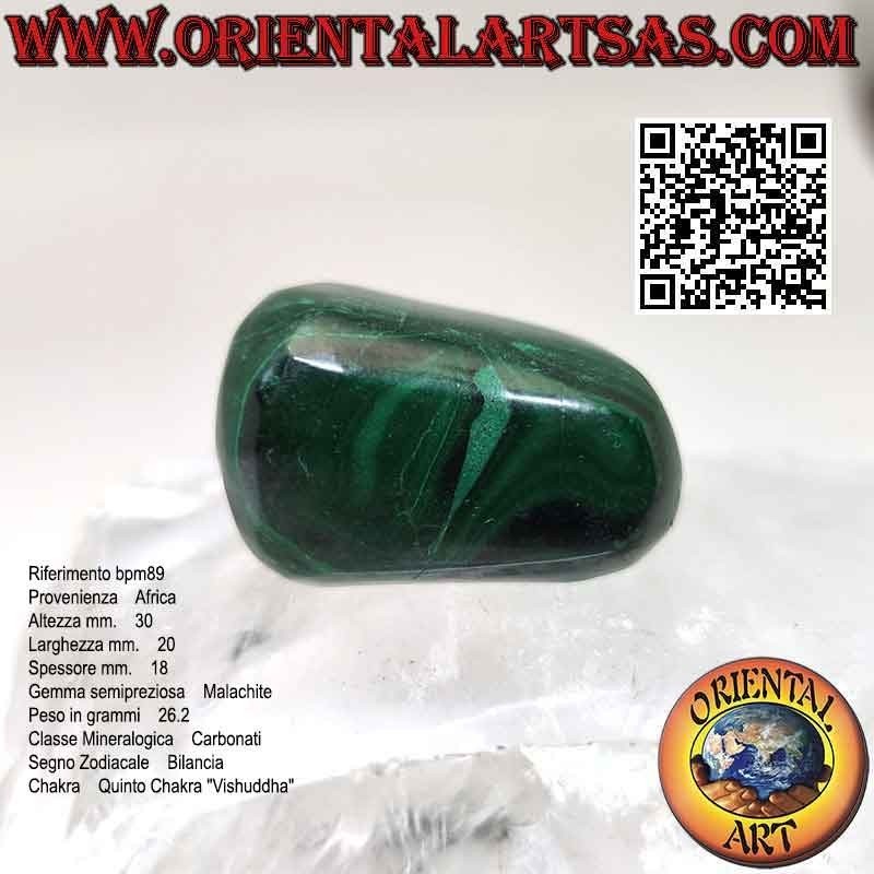 Malaquita tallada grande (26,2 g)