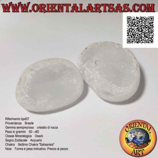 Ema Egg of Hyaline Quartz (Rock Crystal), "Seer's Stone" (50 g)
