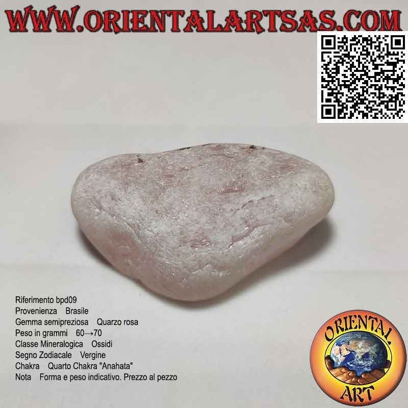 Rose Quartz Ema Egg, "Seer's Stone" (60 g)