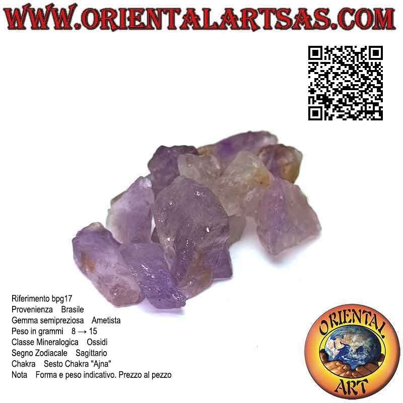 Amatista en bruto (Brasil), 20 g → 40 g