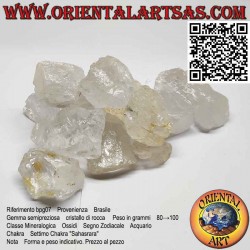 Quartz hyalin brut (cristal...