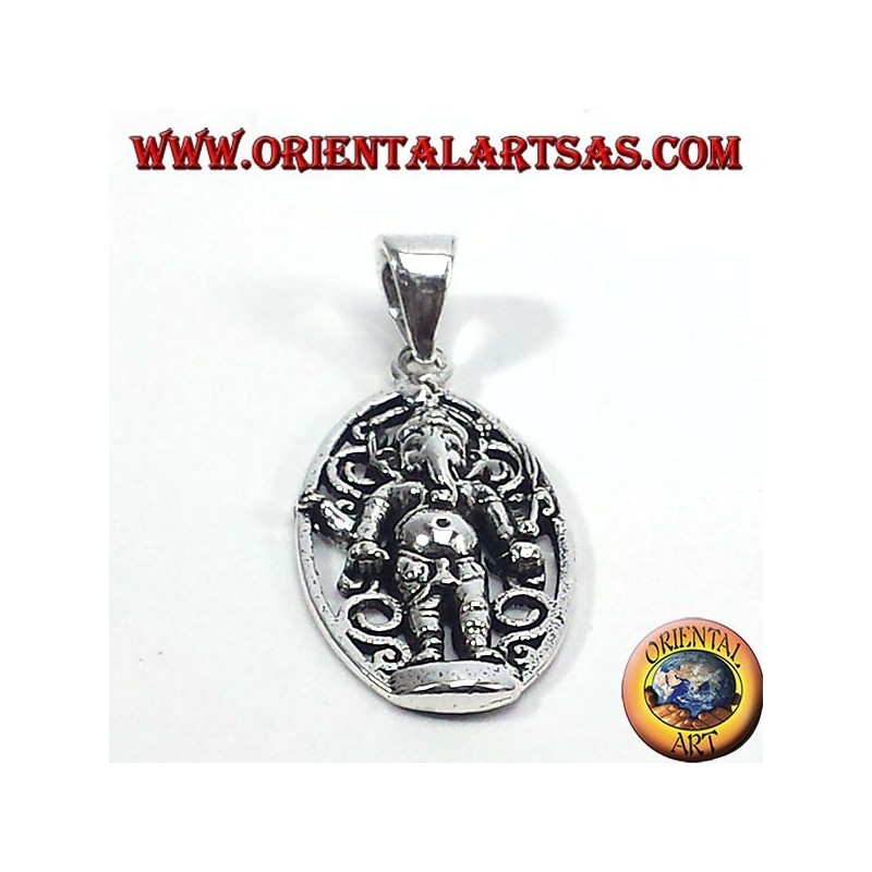 pendentif en argent, Ganesh debout