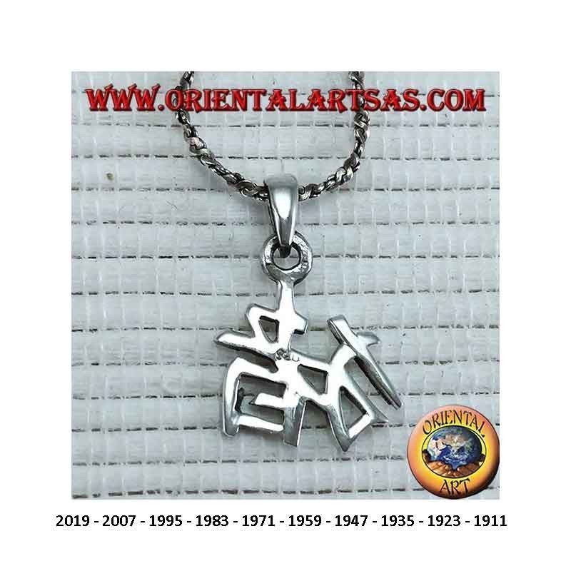 Chinese Zodiac Pendant Silver 925 - Lucky Calendar Symbol