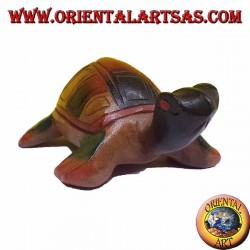 La tortuga de mar, madera de teca pequeña