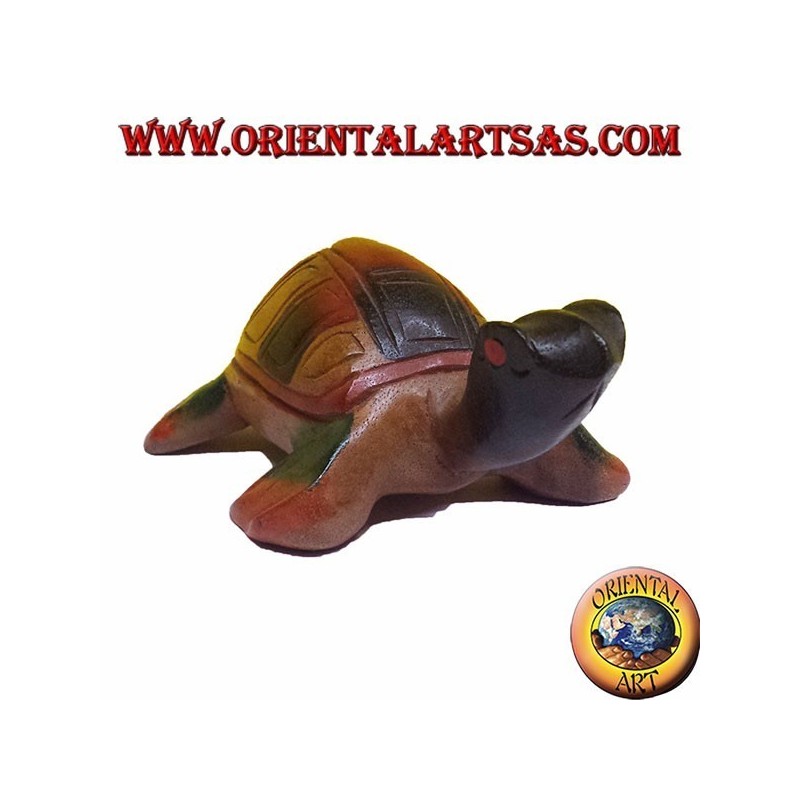 Tortue de mer, petit bois de teck