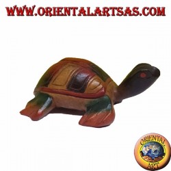 Tortue de mer, petit bois de teck