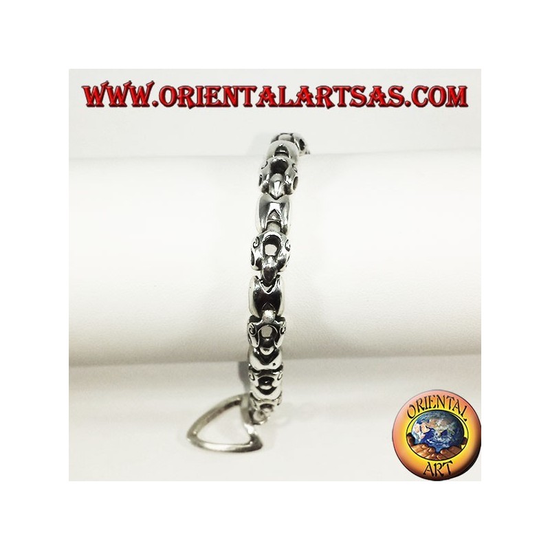 Bracelet argent articulé