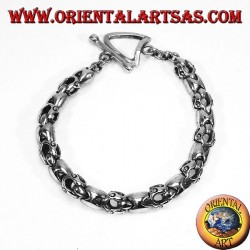 pulsera de plata articulado