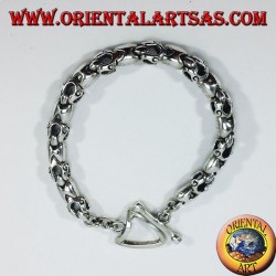 pulsera de plata articulado
