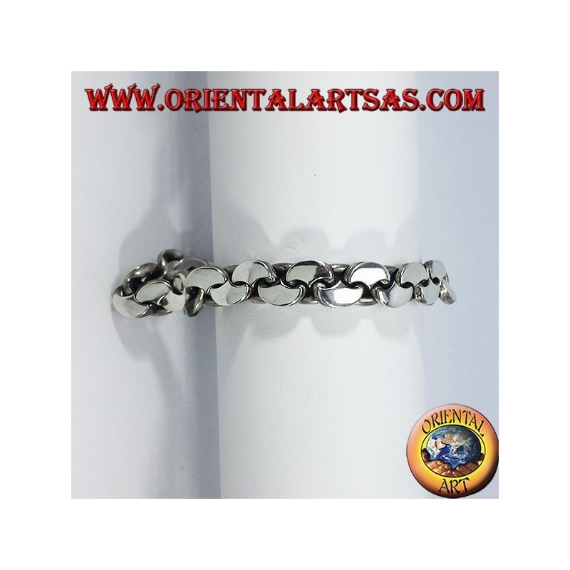 chaîne croissant bracelet Argent