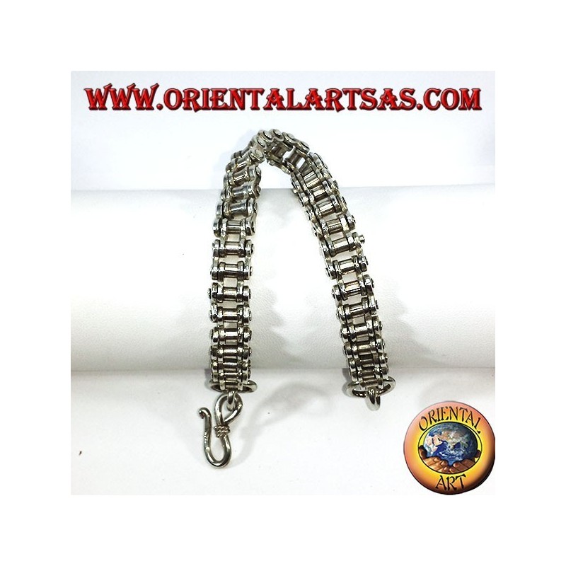 Silber Armband, Motorrad-Kette