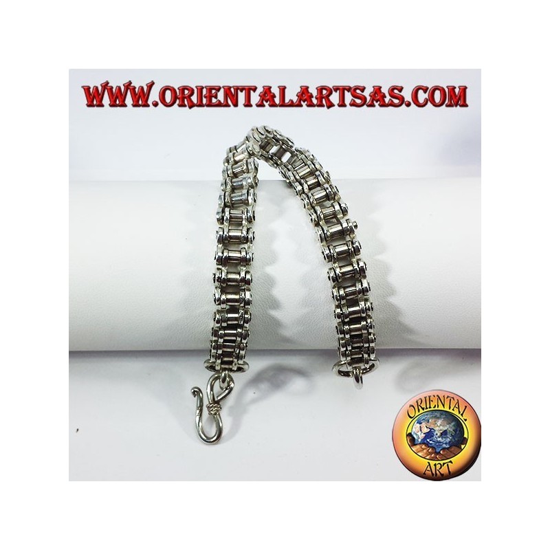 Bracciale Catena Moto Argento 925 - Stile Biker e Rock