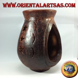 Brennen Terrakotta Essenzen perforiert Sterne und Monde