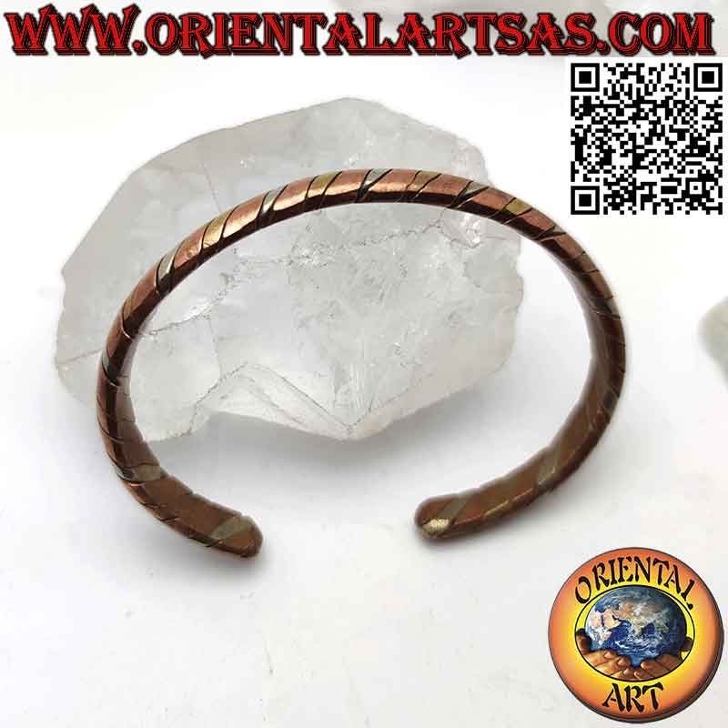 Pulsera de salud en cobre puro, diferentes tejidos.