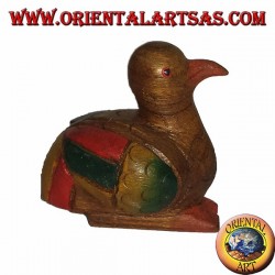 Canard du bois de teck de couleur
