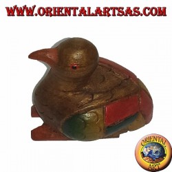 Canard du bois de teck de couleur