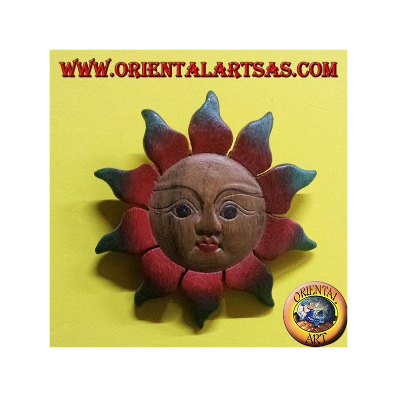 Sole il legno di teak colorato