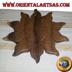 Sun colored teak wood