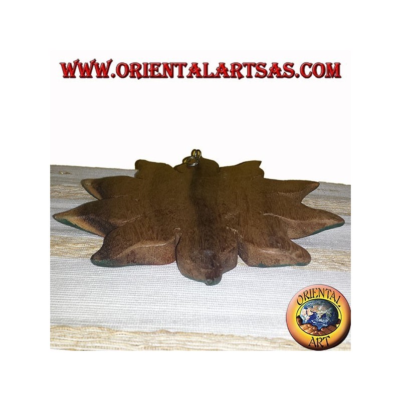 Sun colored teak wood