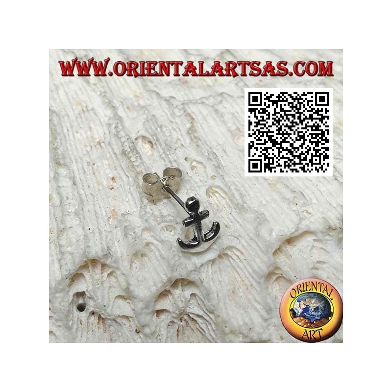 Mini orecchino in argento, simboli marittimi (àncora, timone, ecc...)