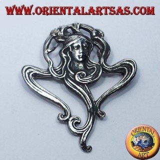 Broche / colgante de plata de Venus
