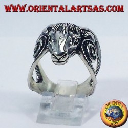 Silver ring Goat of Mendes