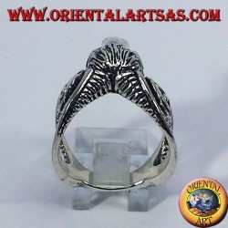 Silver ring Goat of Mendes