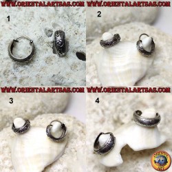 Orecchini in argento a...